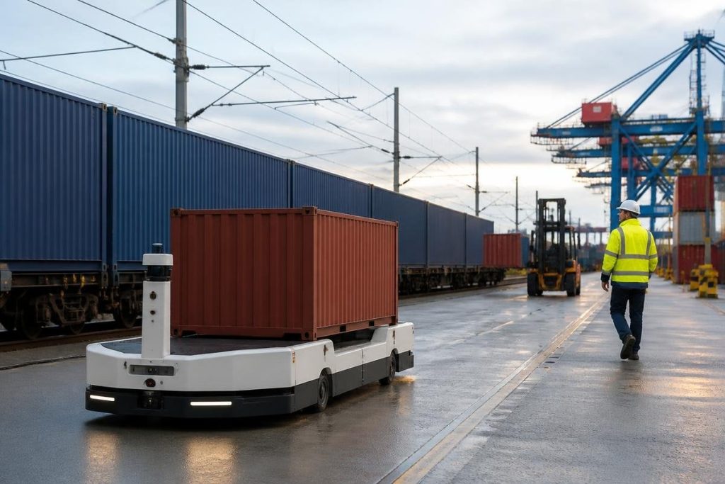 Where robots fit in ports, airports and railways